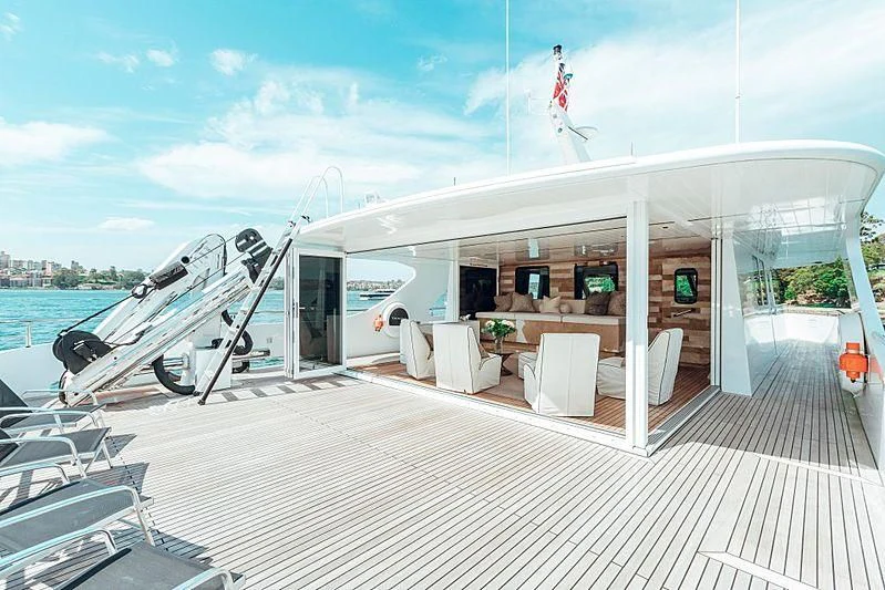 a boat on the water aboard TANGO Yacht for Sale