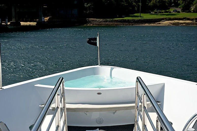 a boat on the water aboard TANGO Yacht for Sale