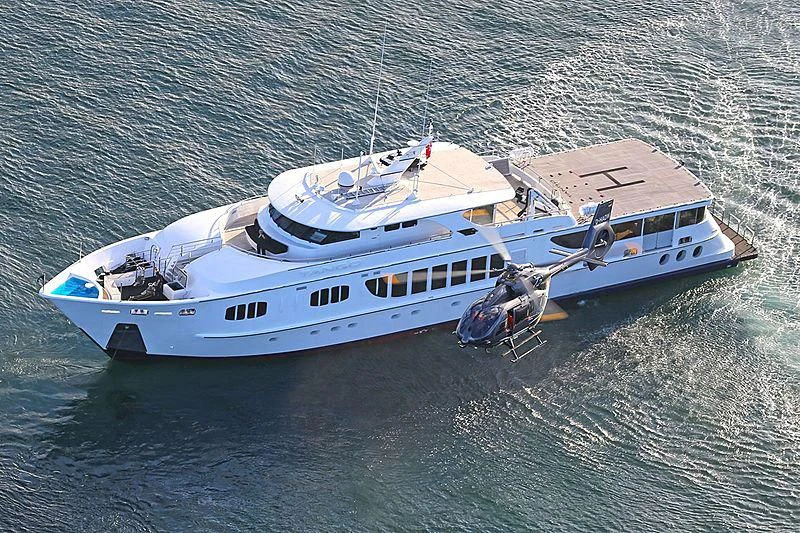 a boat in the water aboard TANGO Yacht for Sale
