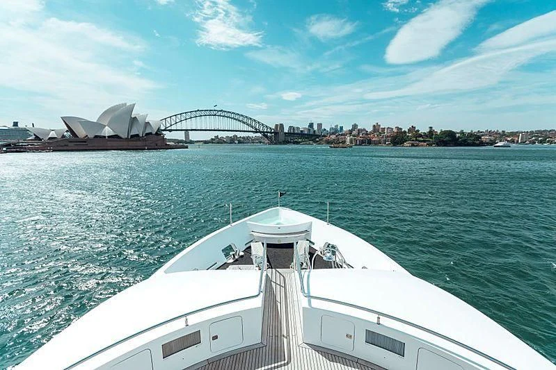 a boat on the water aboard TANGO Yacht for Sale