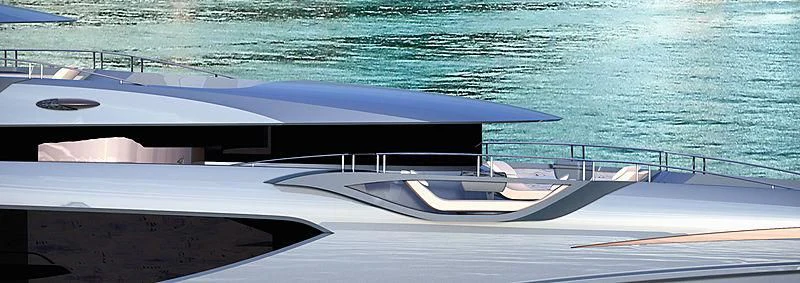 a boat on the water aboard PHI Yacht for Sale