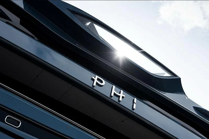 a close-up of a building aboard PHI Yacht for Sale