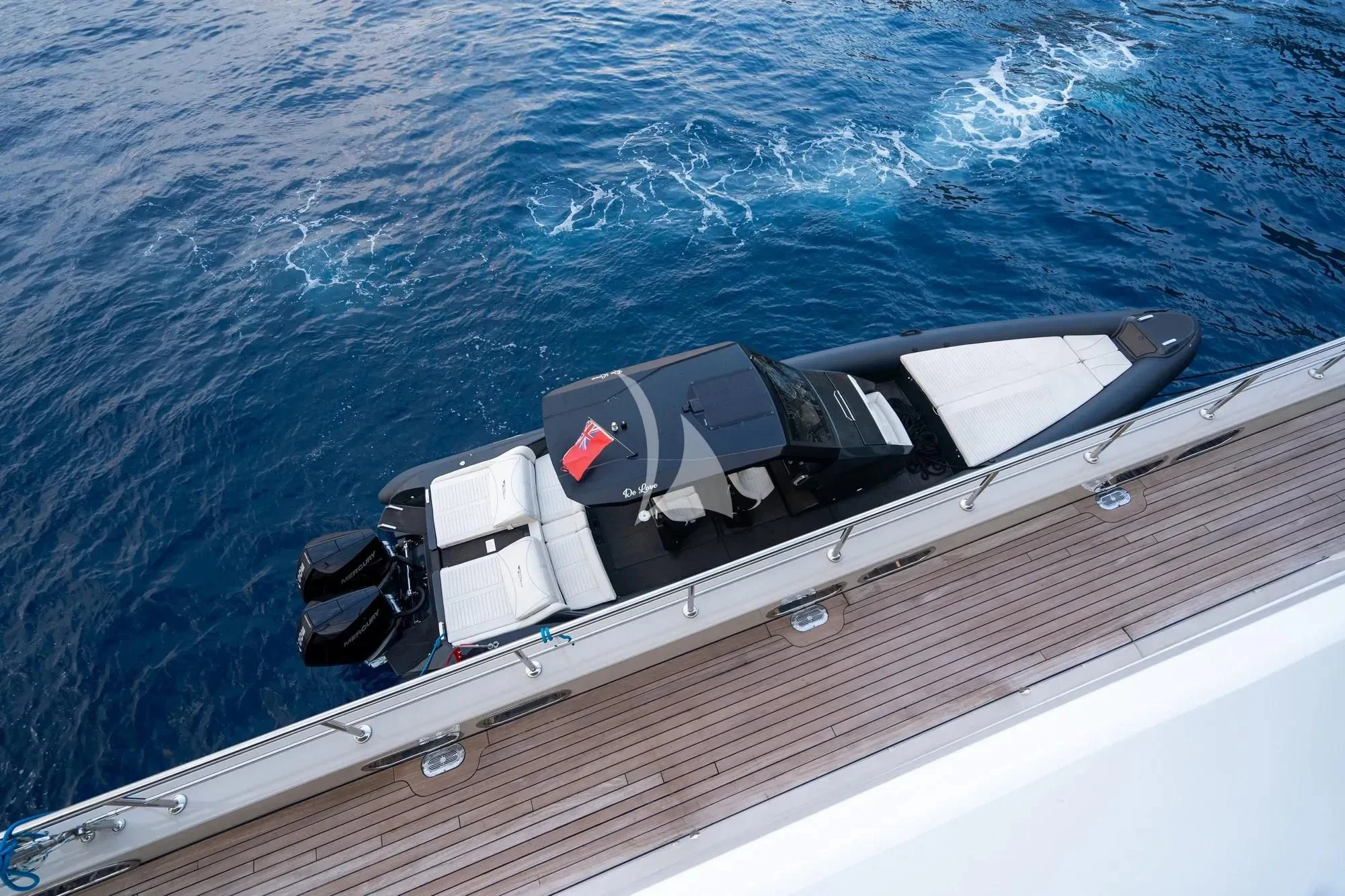 a boat on the water aboard DE LOVE Yacht for Charter