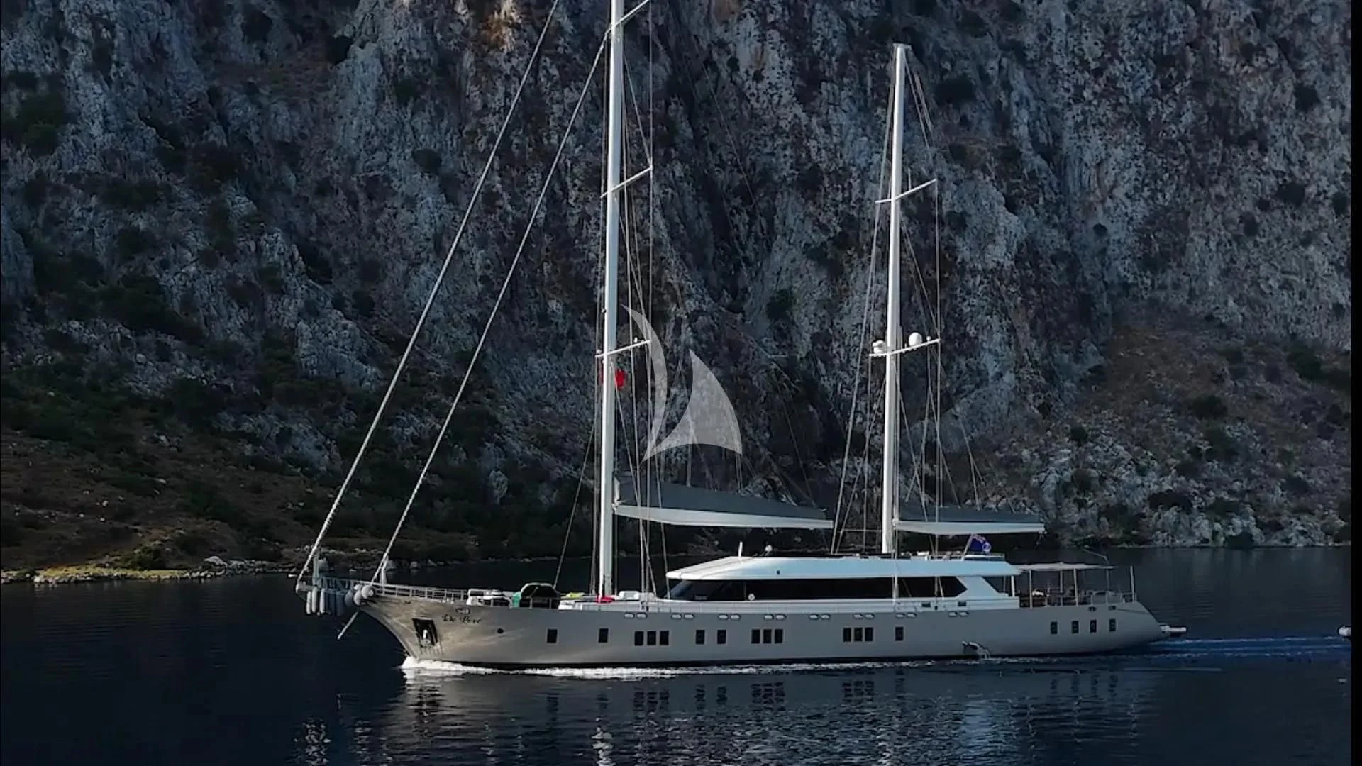 a boat on the water aboard DE LOVE Yacht for Charter