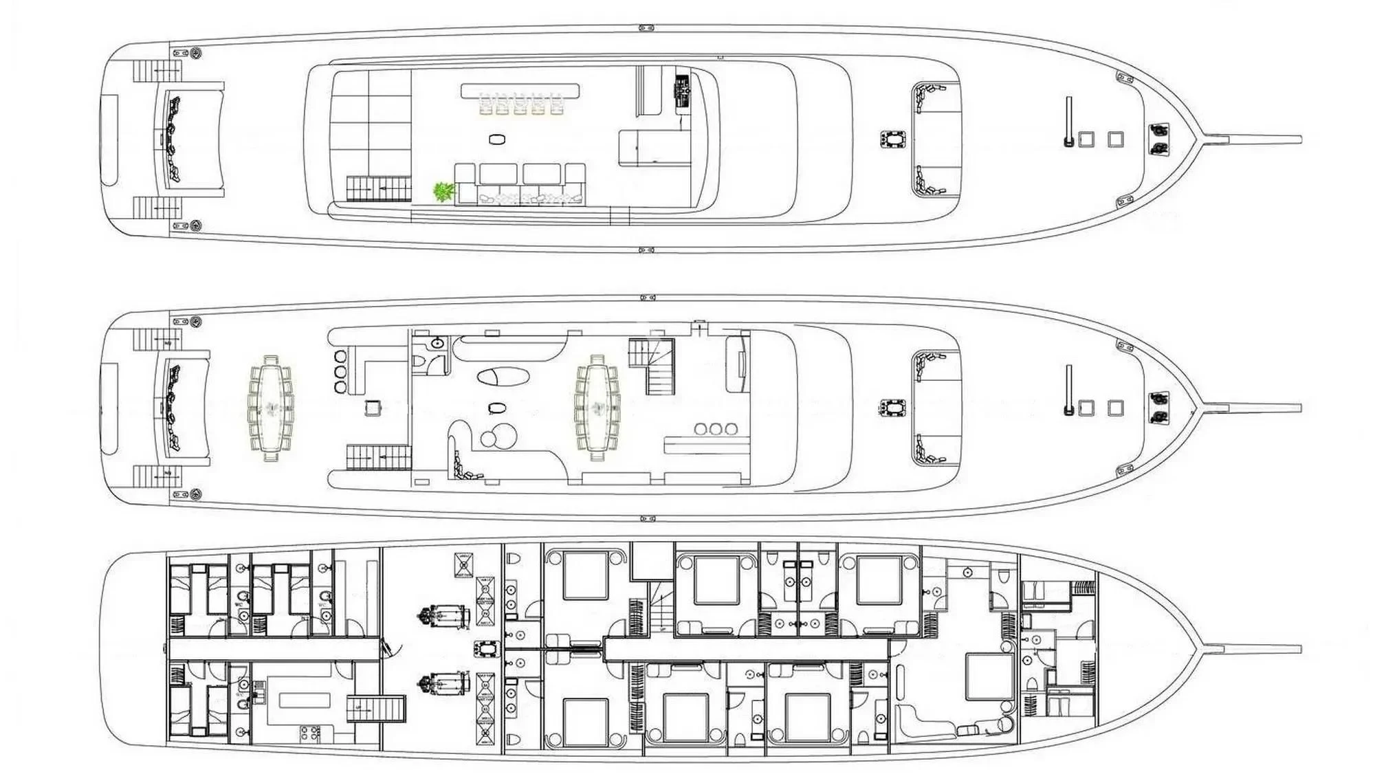 diagram, engineering drawing aboard DE LOVE Yacht for Charter