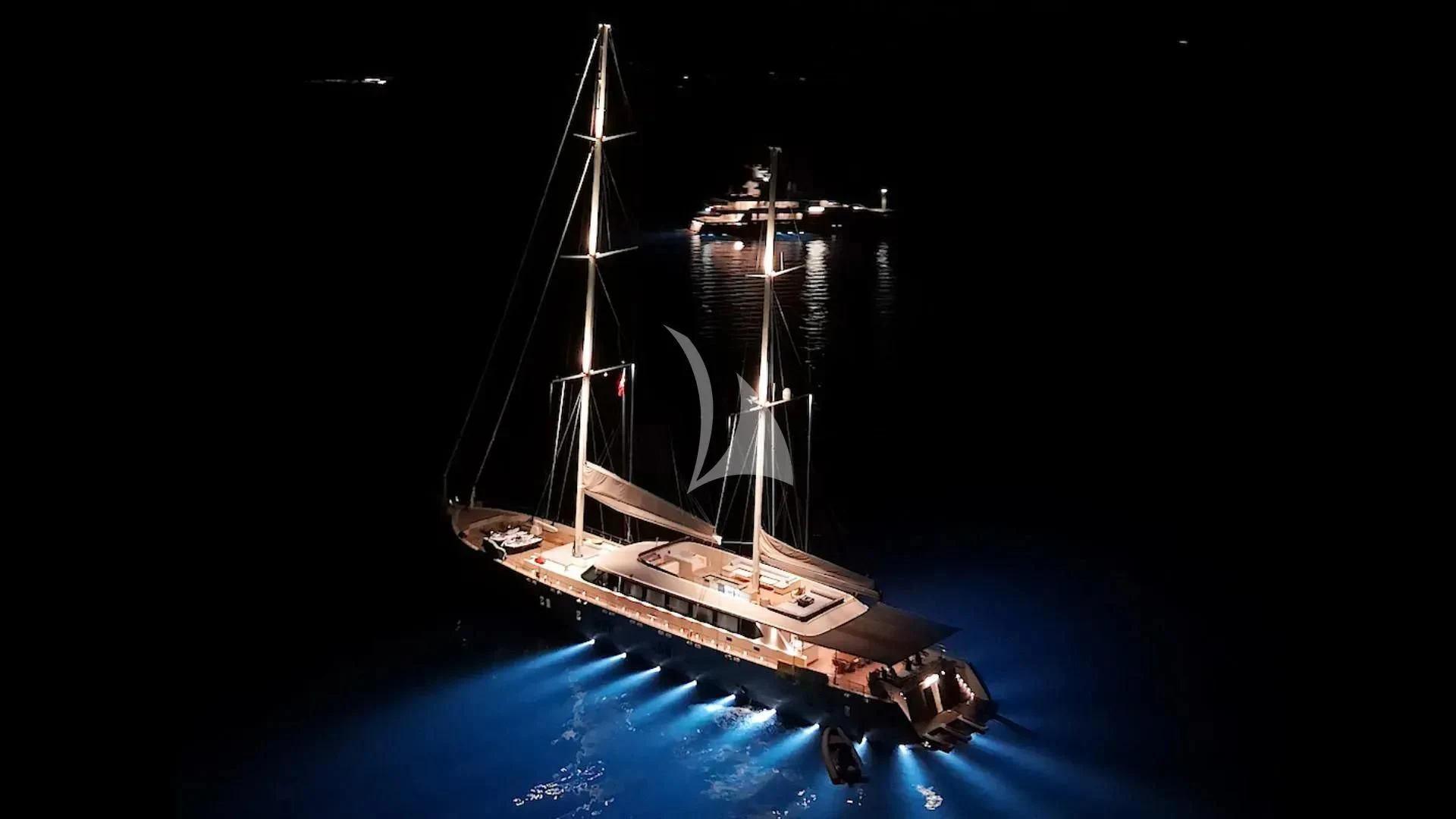 a satellite in space aboard DE LOVE Yacht for Charter