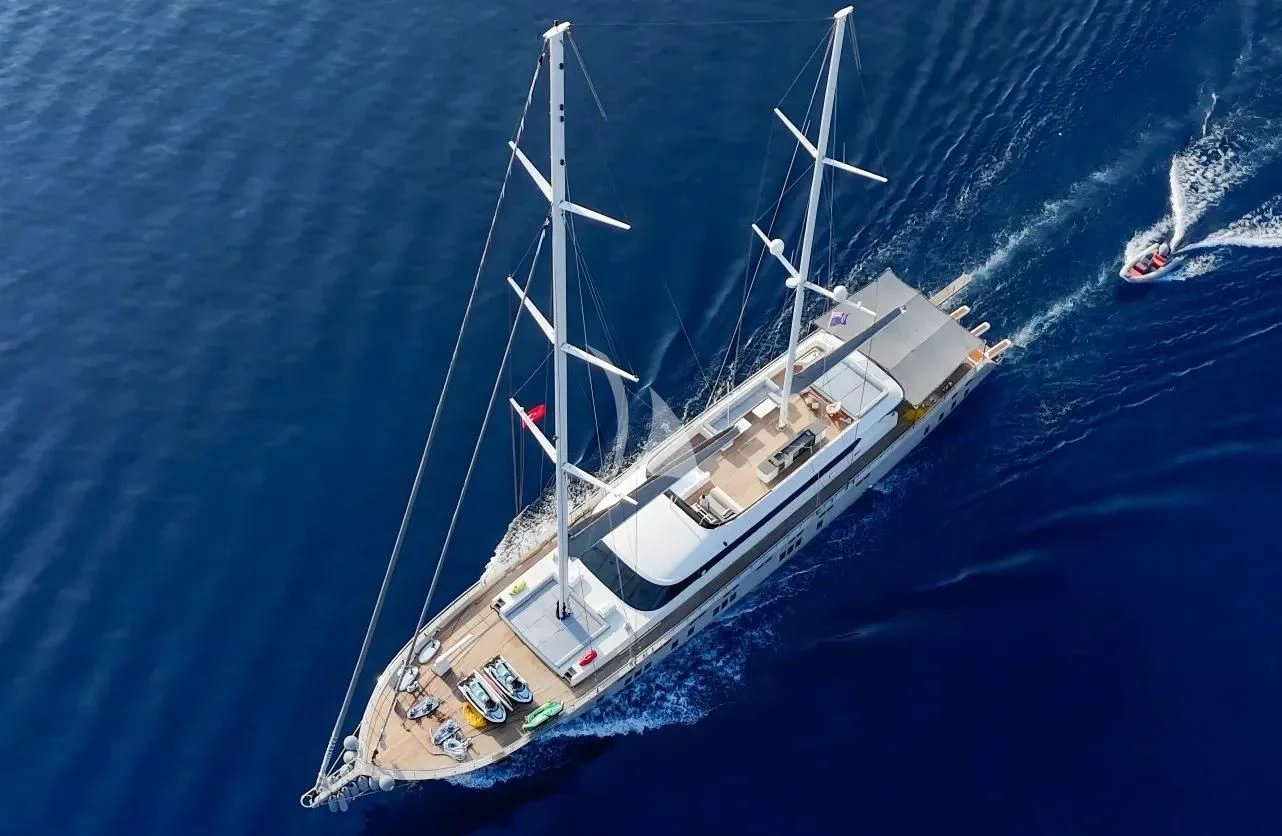 a ship in the water aboard DE LOVE Yacht for Charter