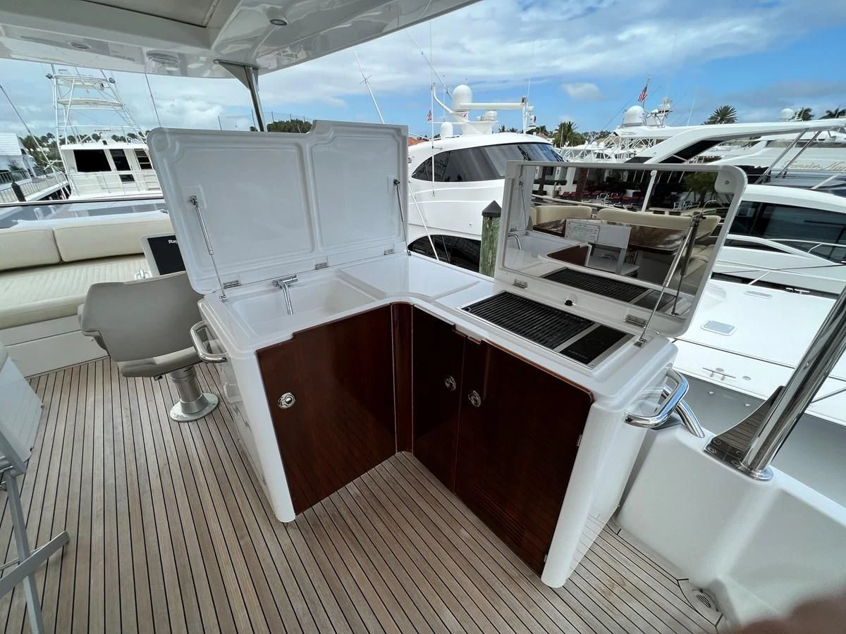 a boat on the water aboard PURA VIDA Yacht for Sale