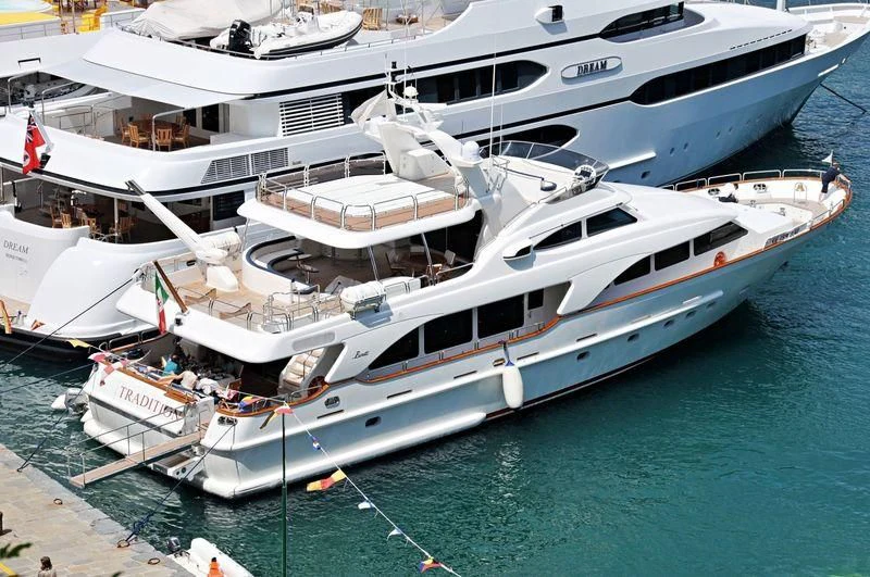 a group of boats docked aboard ANYPA Yacht for Sale