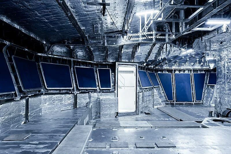 a building with broken windows aboard PINK SHADOW Yacht for Sale