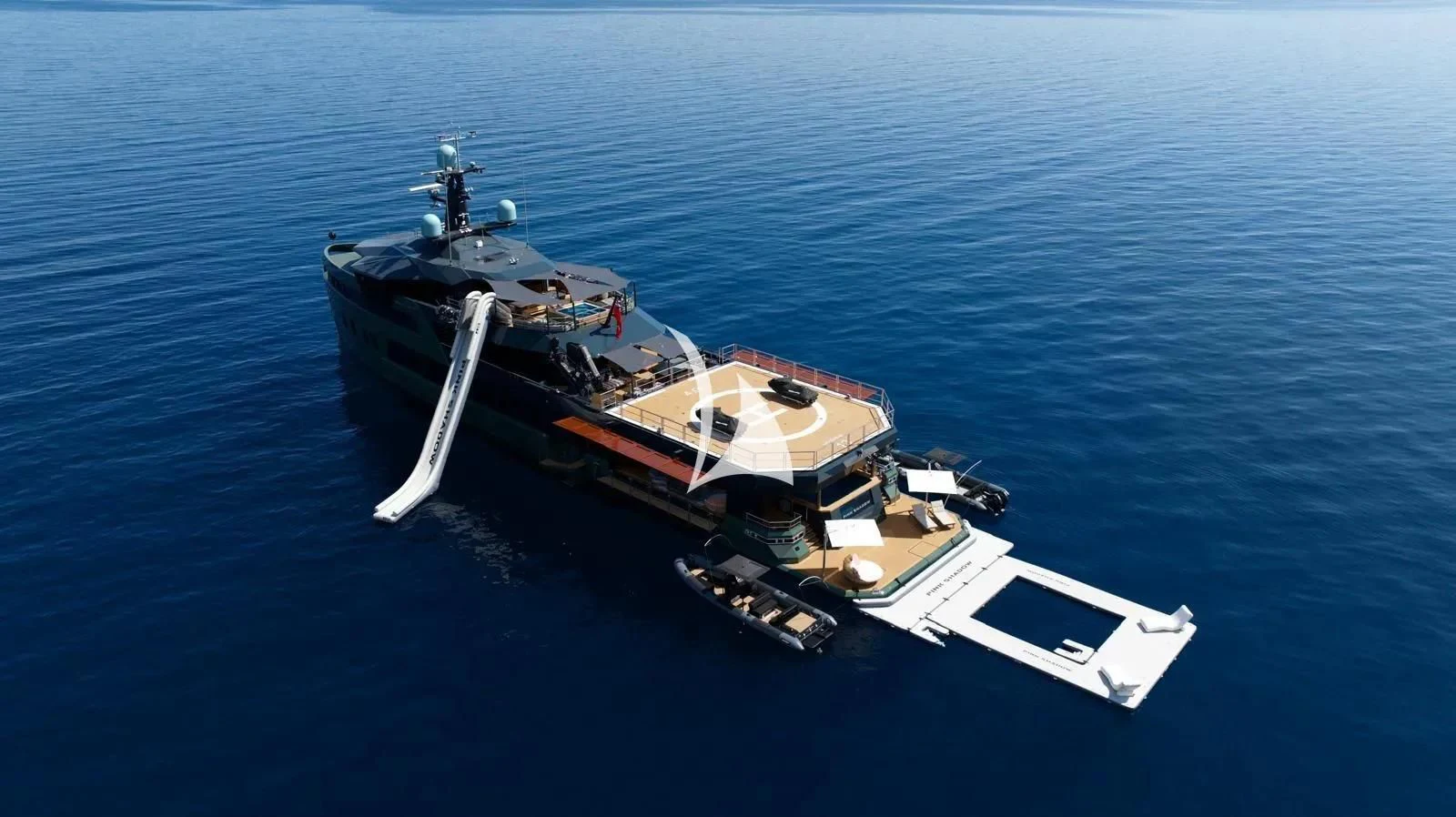 a boat in the water aboard PINK SHADOW Yacht for Sale