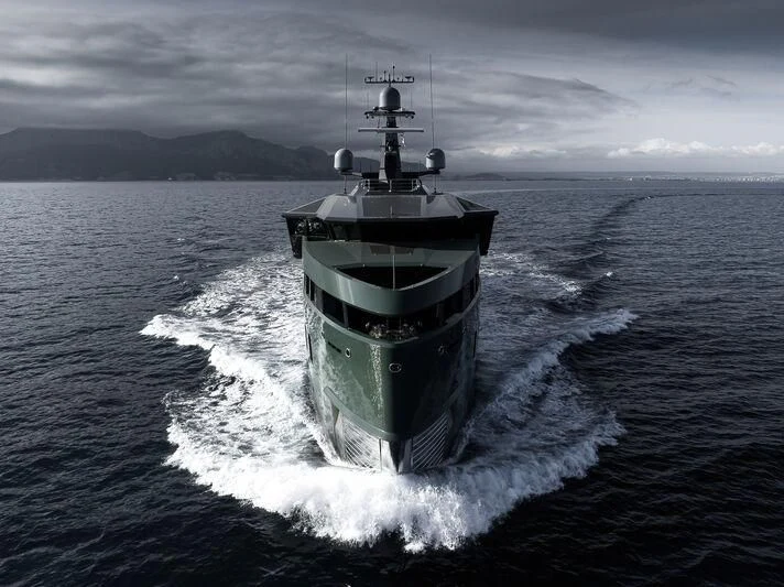 a ship on the water aboard PINK SHADOW Yacht for Sale