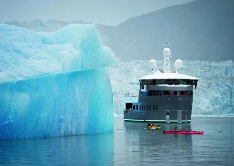 a boat in the water aboard PINK SHADOW Yacht for Sale