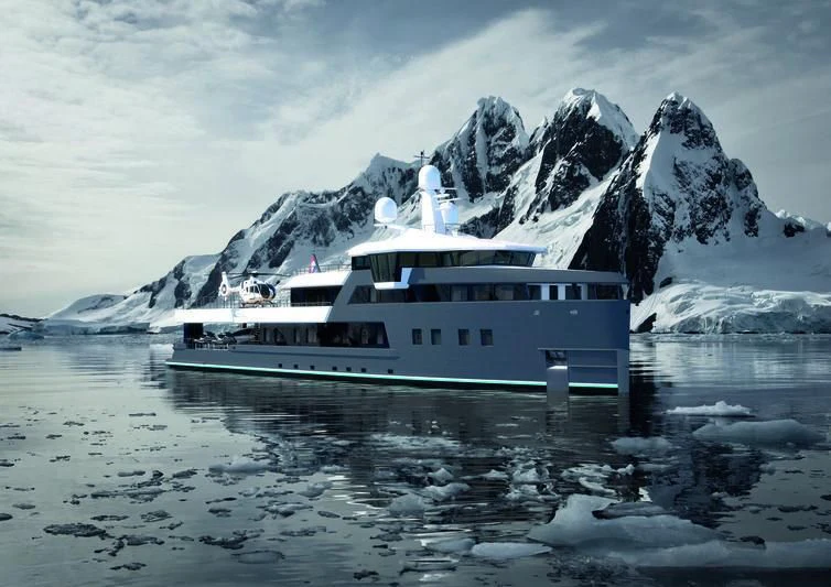 a boat in the water aboard PINK SHADOW Yacht for Sale