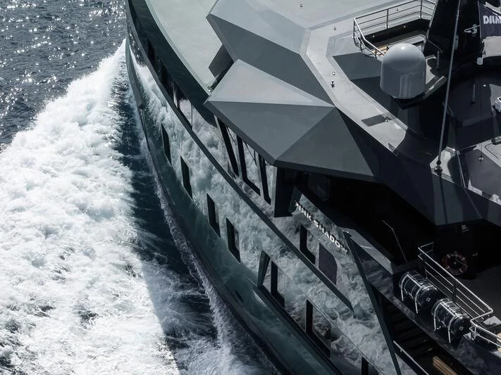 a large boat in the water aboard PINK SHADOW Yacht for Sale