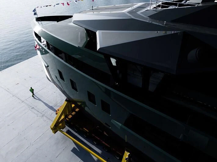 a boat on the water aboard PINK SHADOW Yacht for Sale