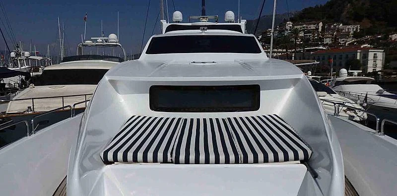 a group of yachts in a harbor aboard ETERNITY Yacht for Sale