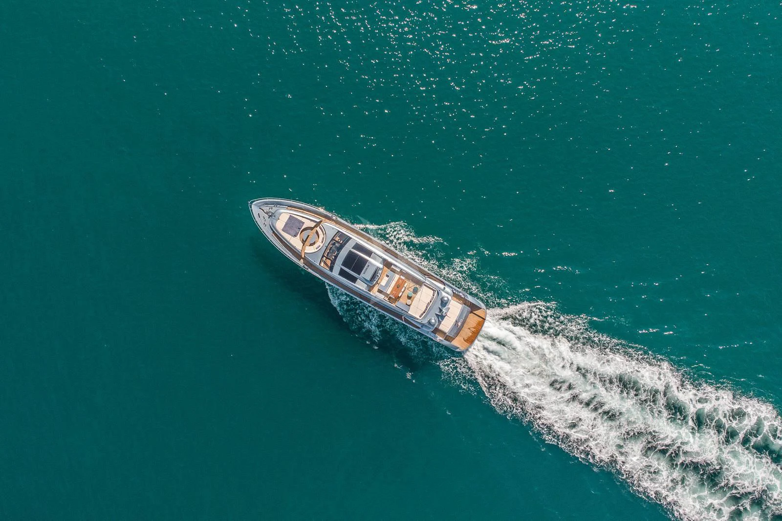 a boat in the water aboard 55 FIFTYFIVE Yacht for Charter
