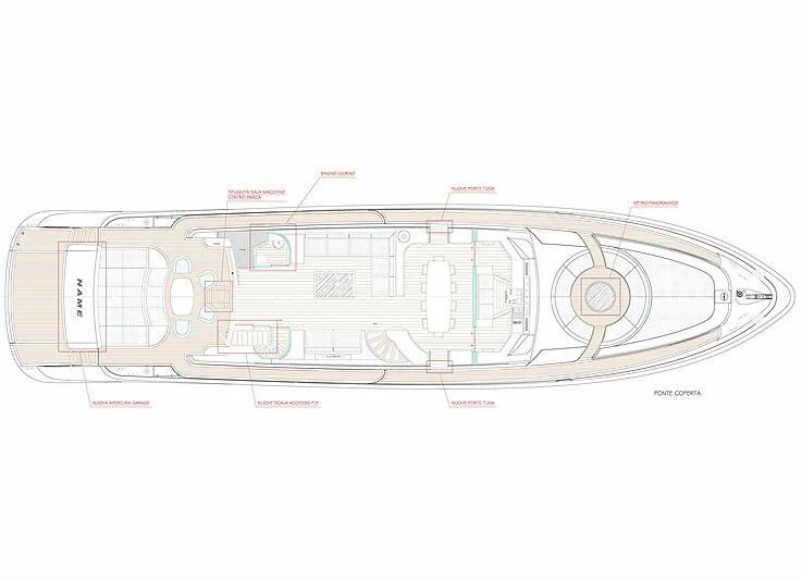 diagram aboard 55 FIFTYFIVE Yacht for Charter