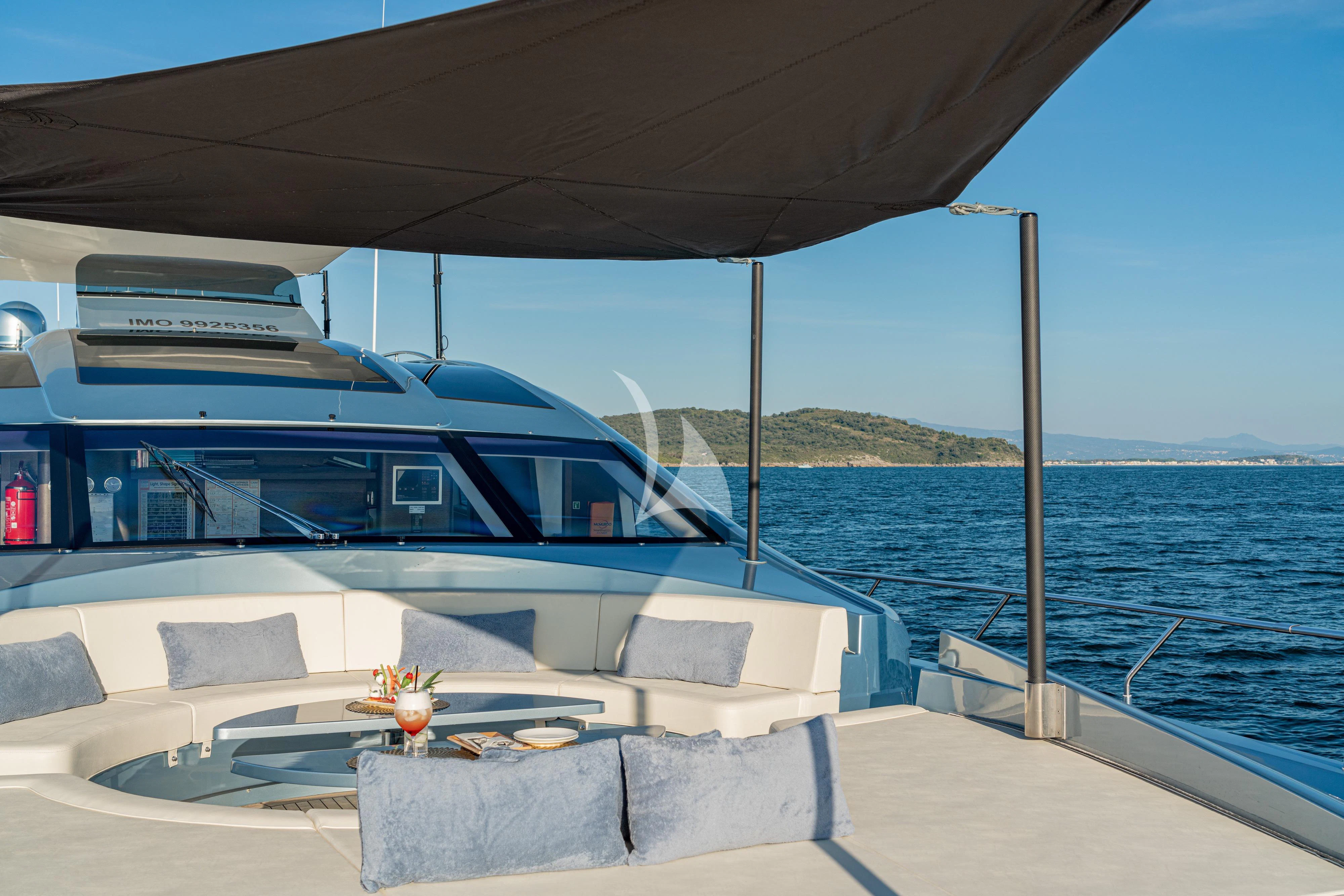 a boat on the water aboard 55 FIFTYFIVE Yacht for Charter