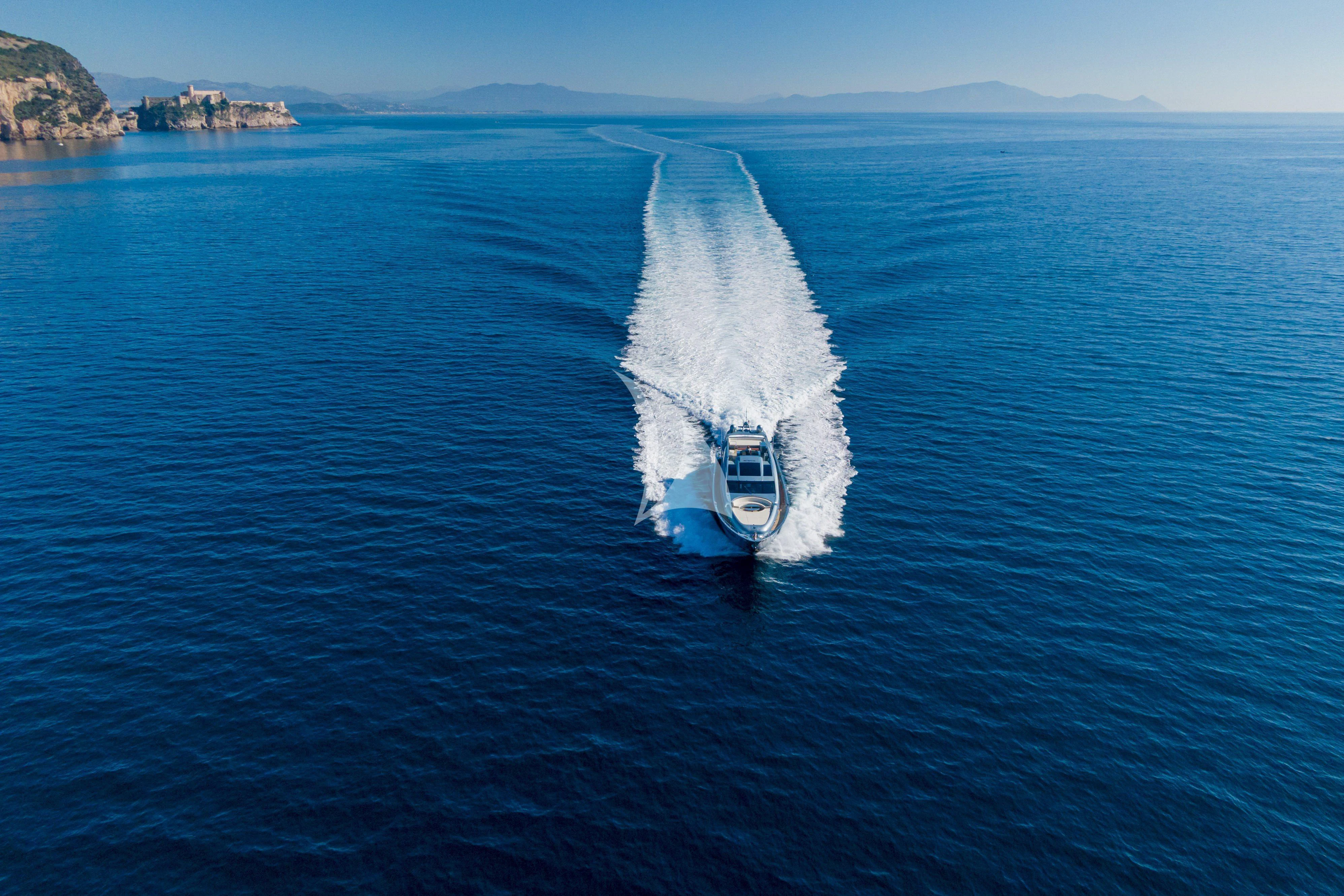 a boat in the water aboard 55 FIFTYFIVE Yacht for Charter