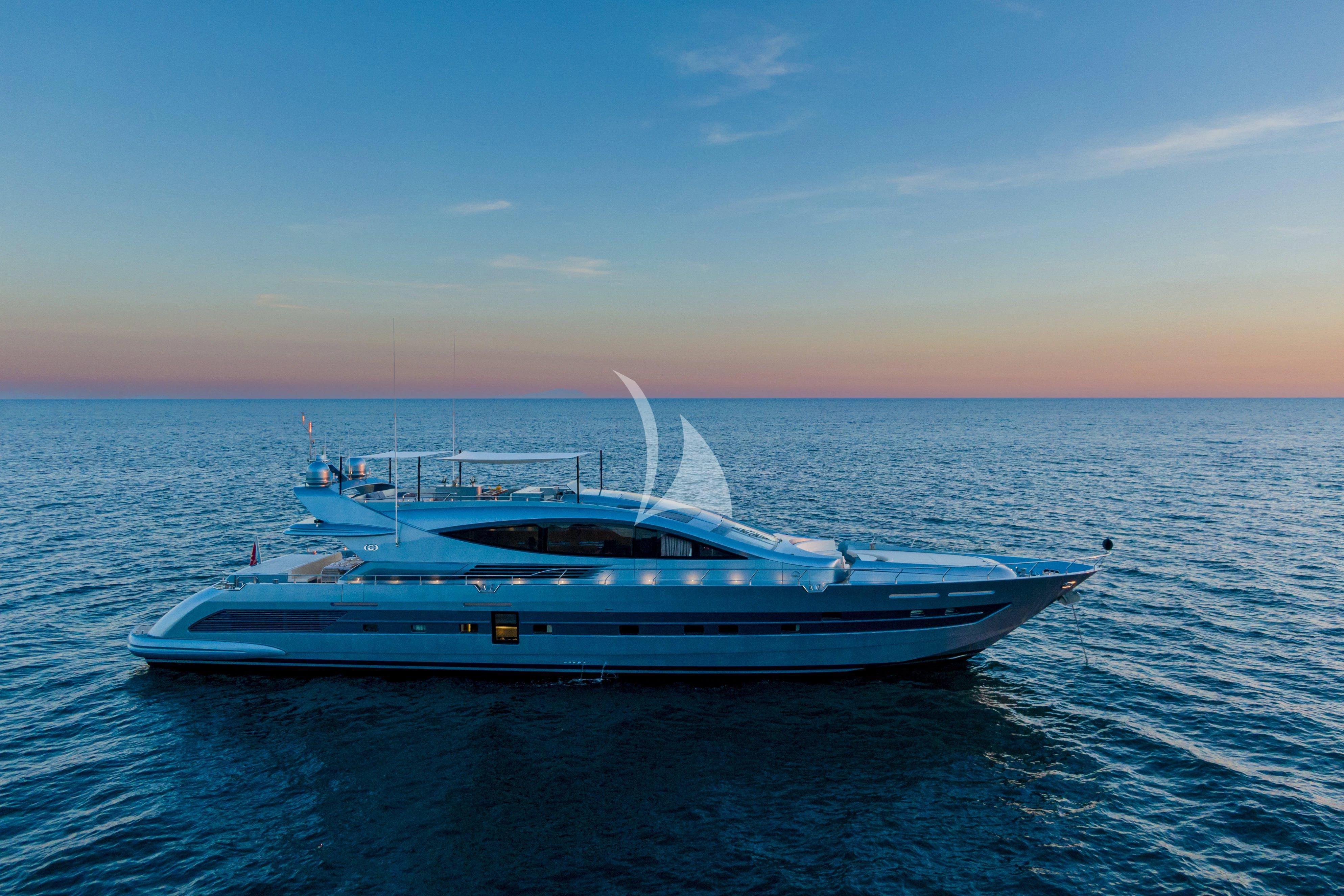 a boat in the water aboard 55 FIFTYFIVE Yacht for Charter