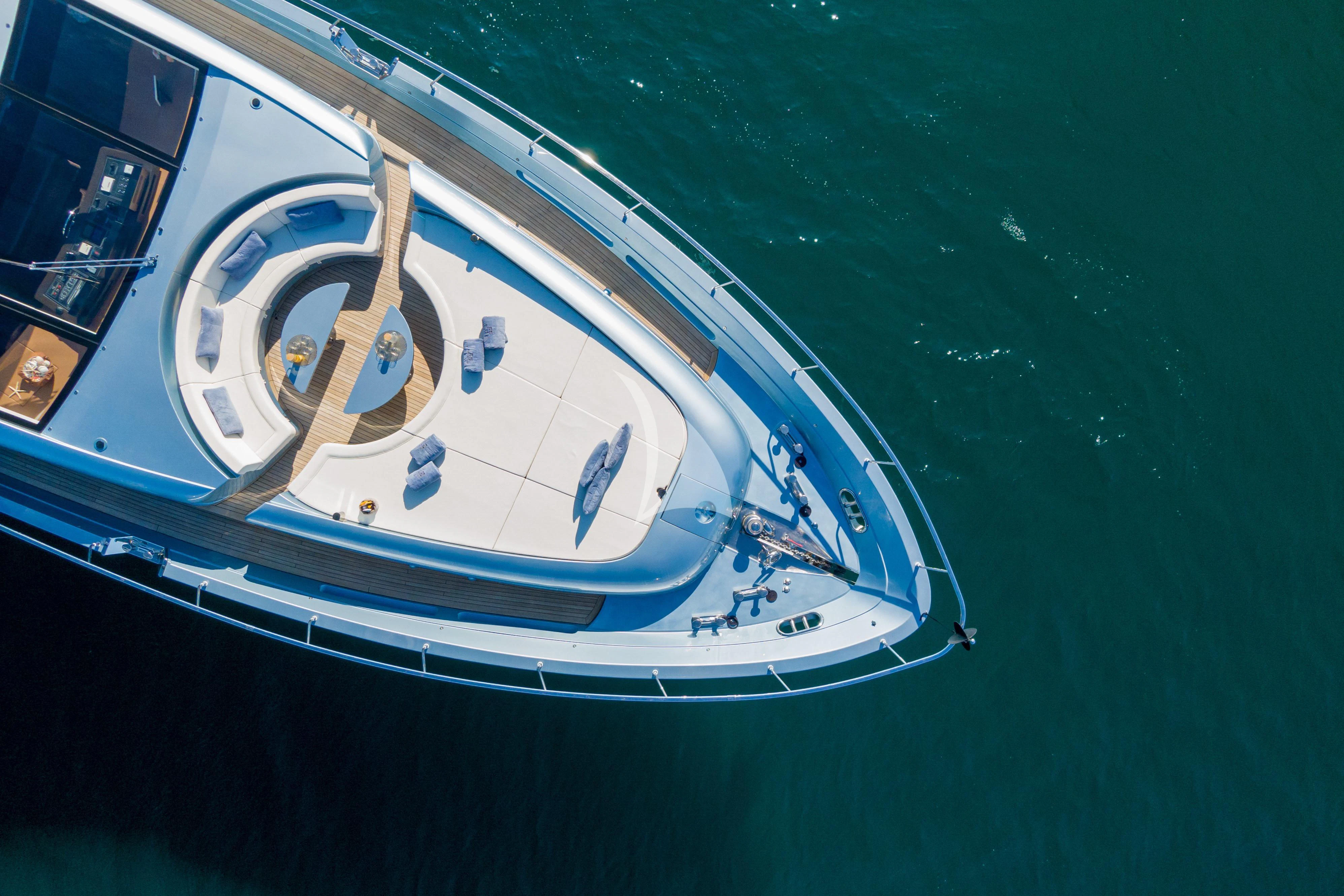 a ship in the water aboard 55 FIFTYFIVE Yacht for Charter