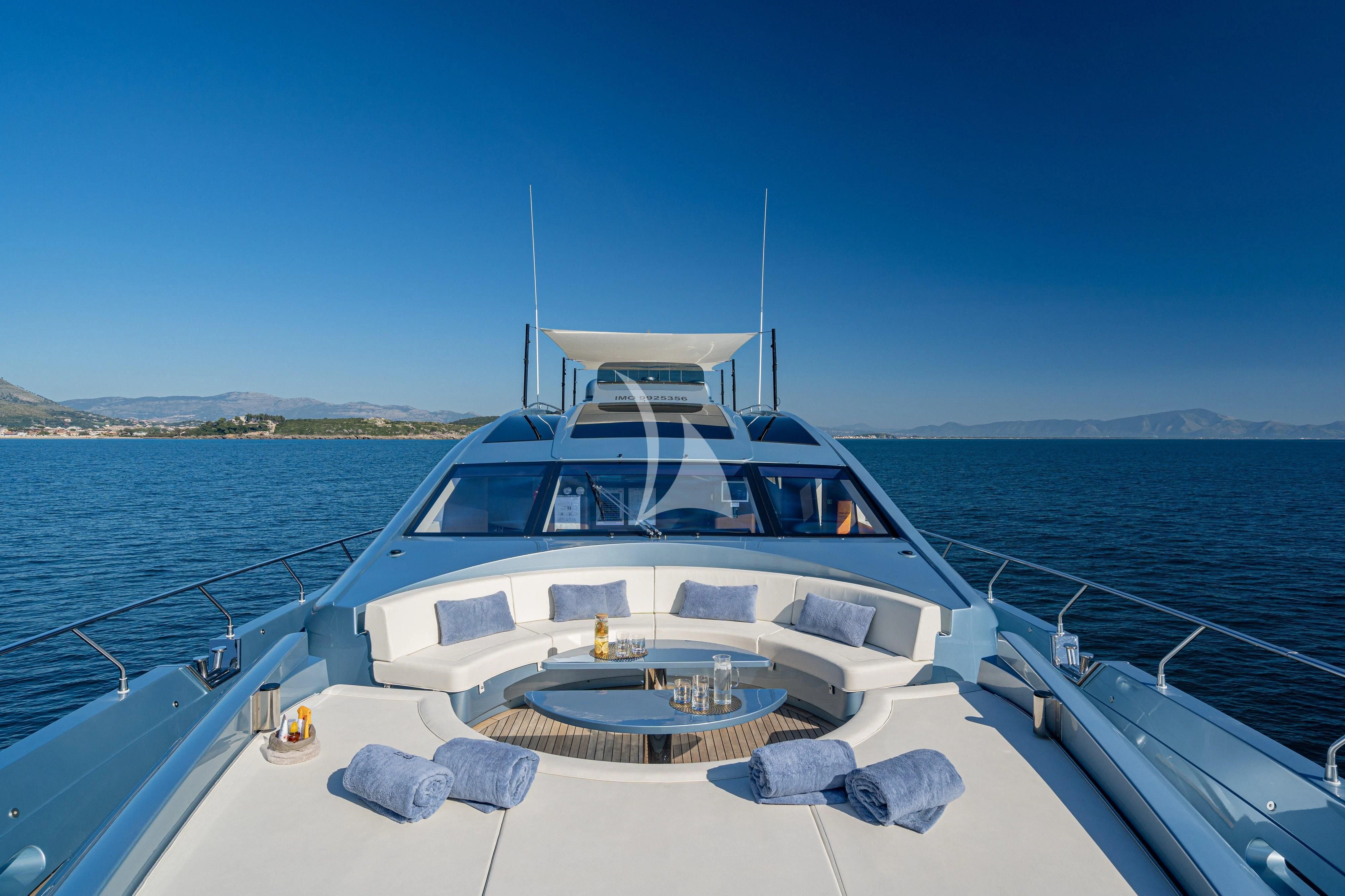 a boat on the water aboard 55 FIFTYFIVE Yacht for Charter