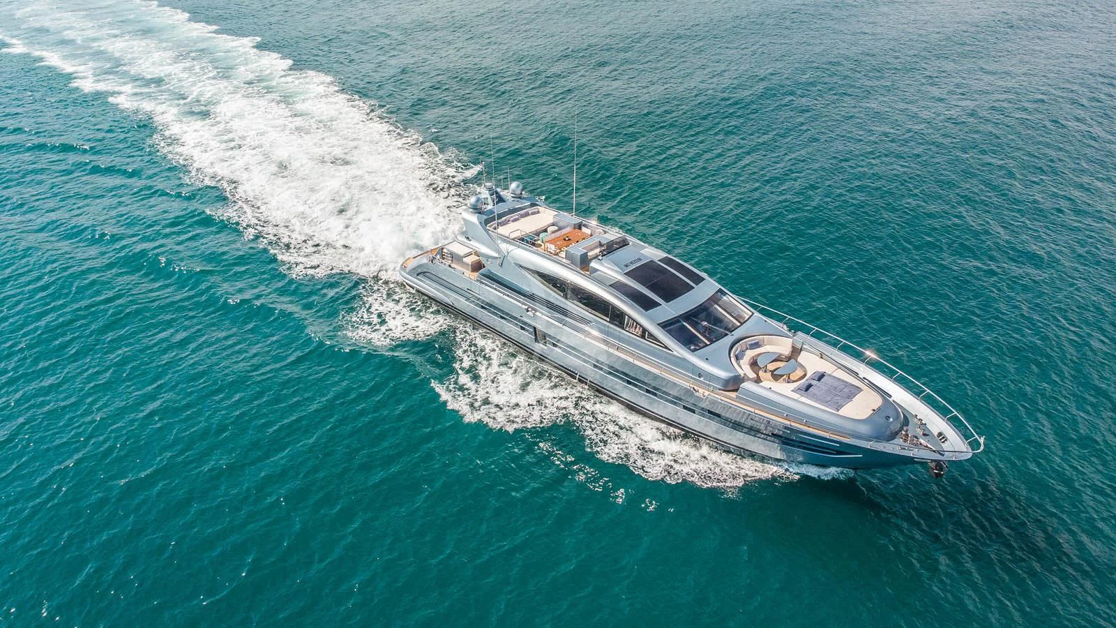 a boat on the water aboard 55 FIFTYFIVE Yacht for Charter