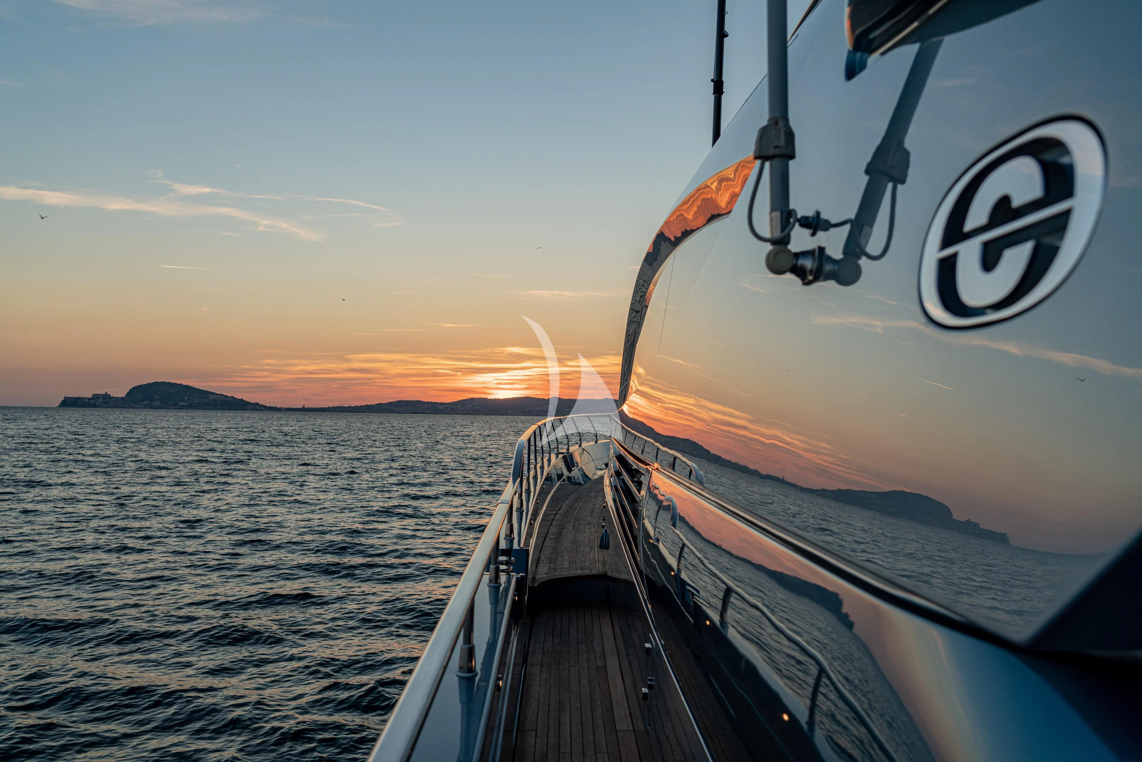 a boat on the water aboard 55 FIFTYFIVE Yacht for Charter