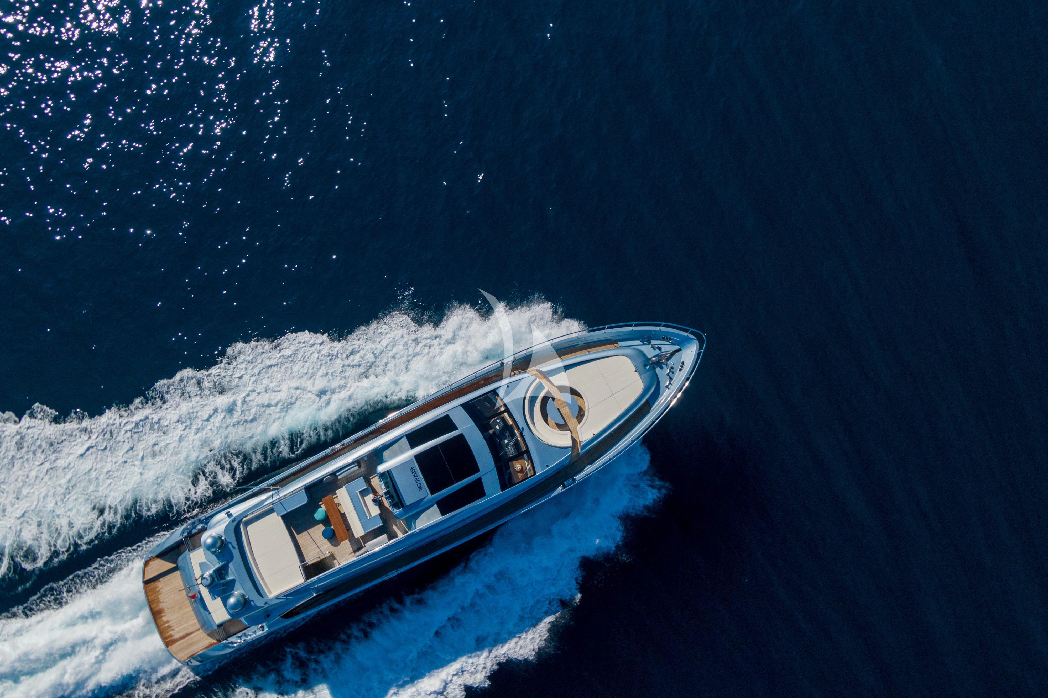 a boat in the water aboard 55 FIFTYFIVE Yacht for Charter