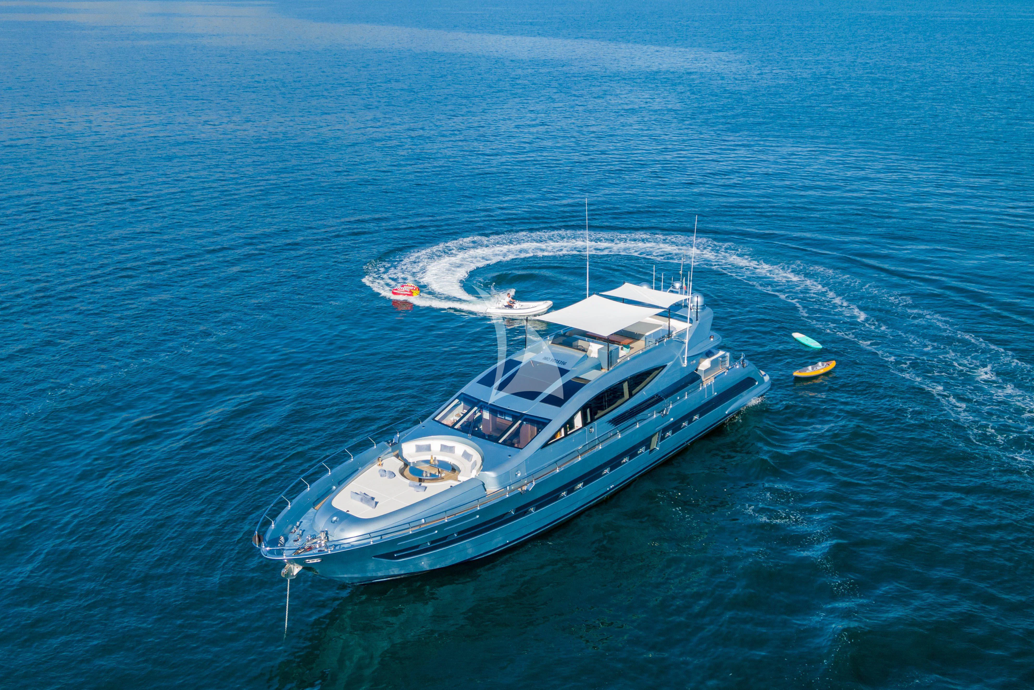 a boat on the water aboard 55 FIFTYFIVE Yacht for Charter