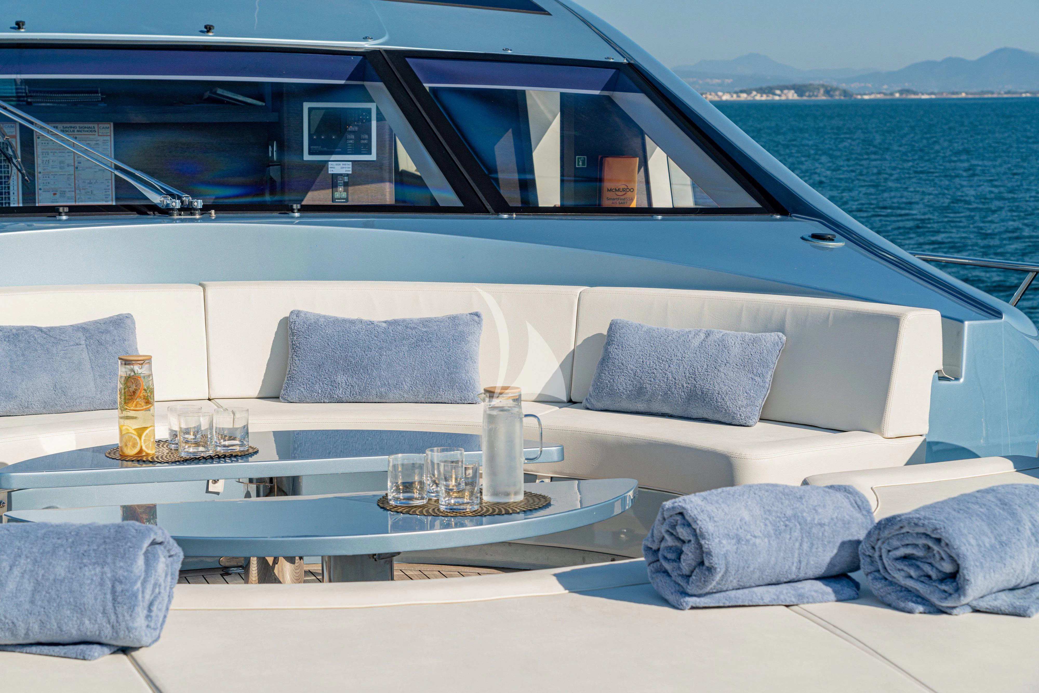 a boat on the water aboard 55 FIFTYFIVE Yacht for Charter