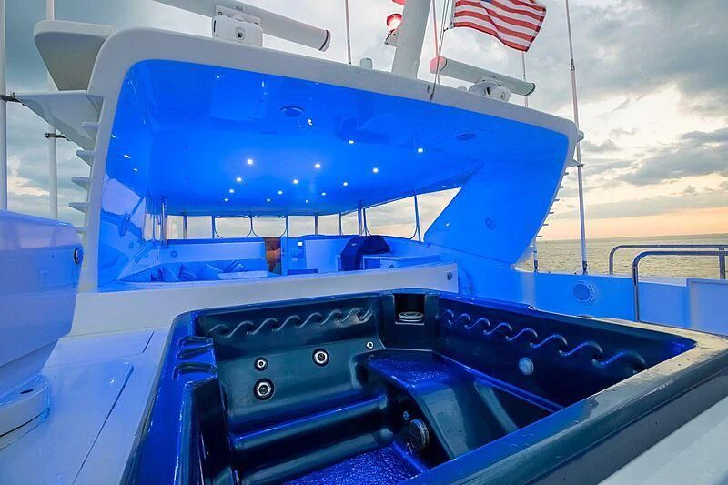 the inside of a boat aboard AKIM Yacht for Sale