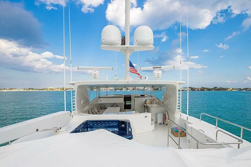 a boat on the water aboard AKIM Yacht for Sale