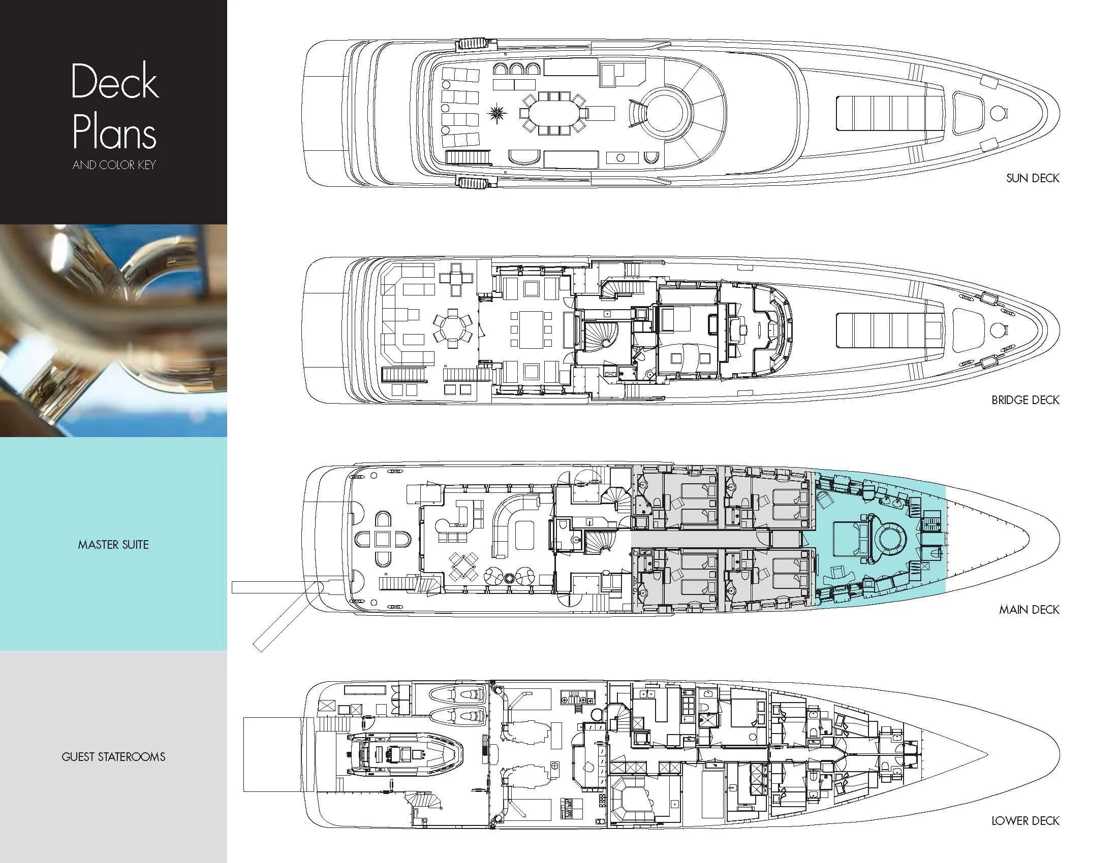 diagram aboard HARLE Yacht for Sale