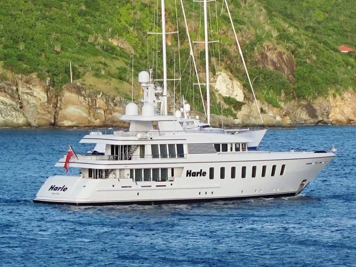 a boat sailing on the sea aboard HARLE Yacht for Sale