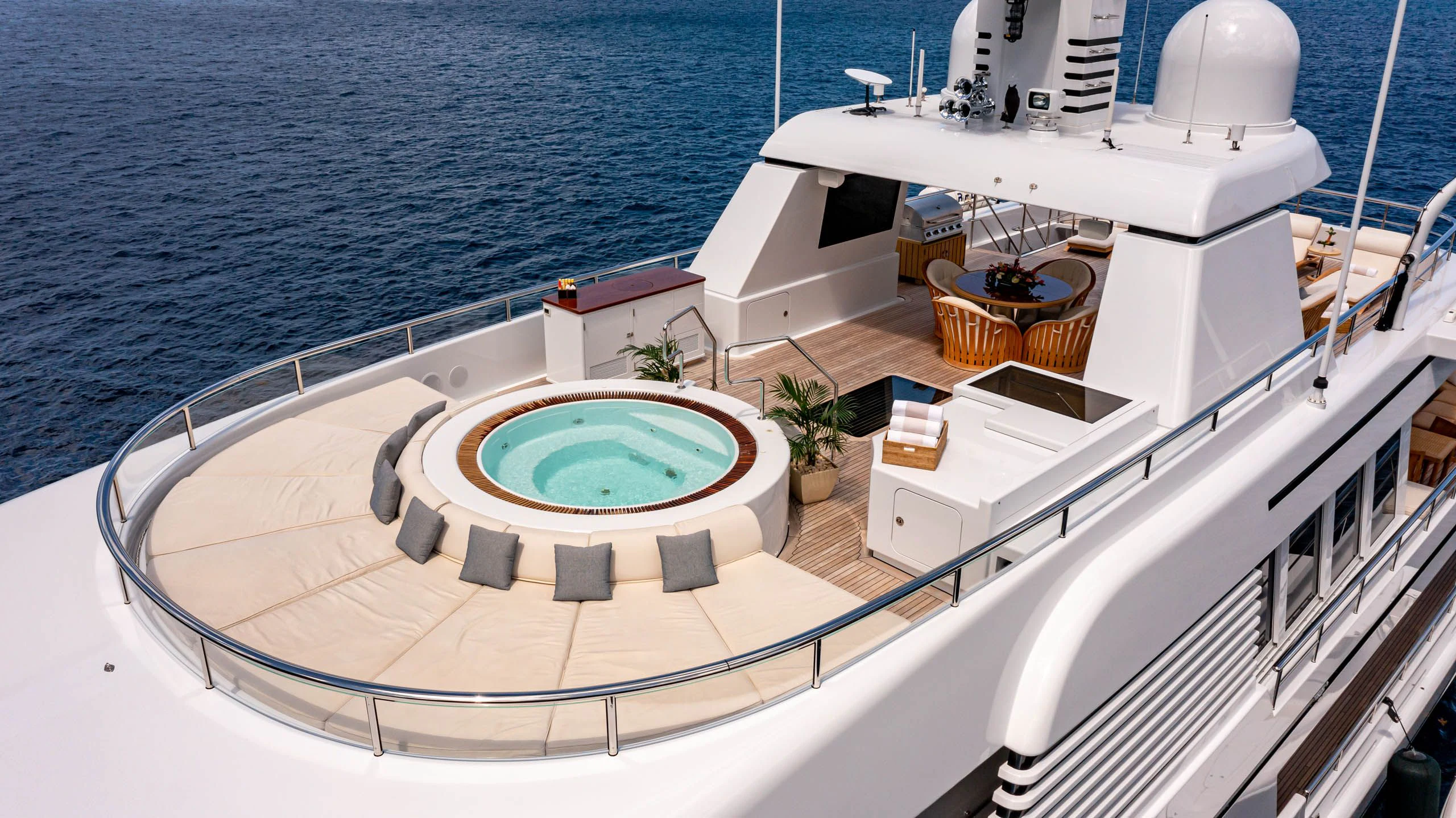 a boat on the water aboard HARLE Yacht for Sale