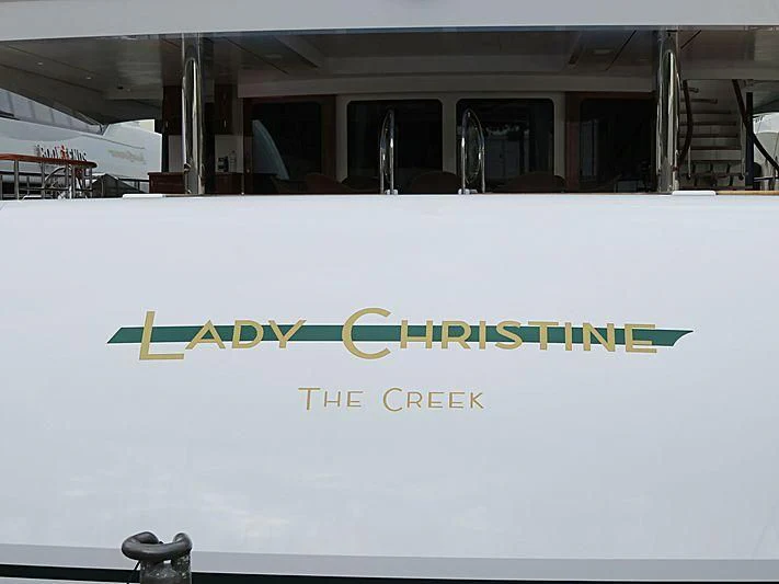 text aboard LADY CHRISTINE Yacht for Sale