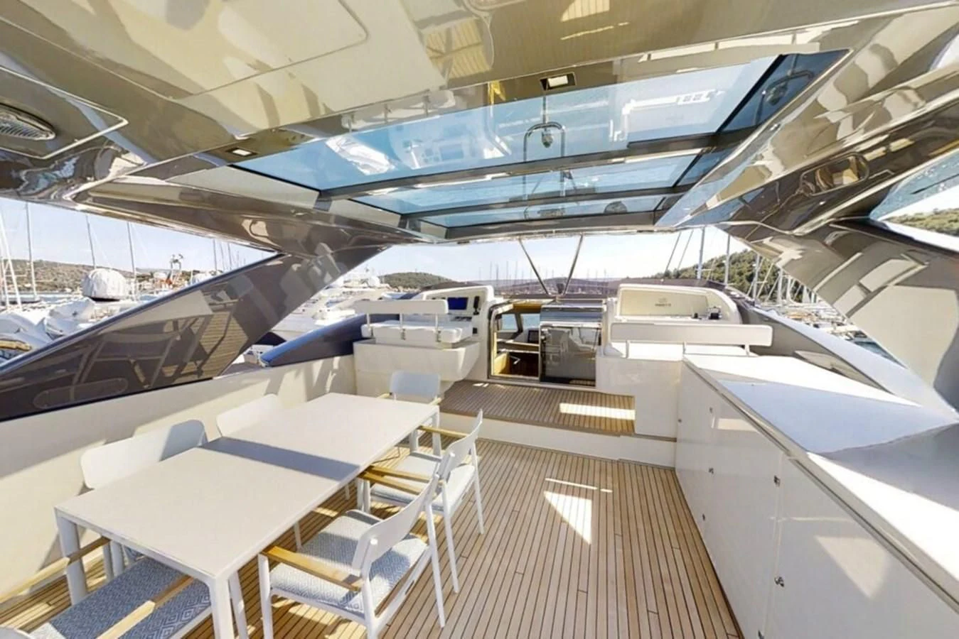 inside of a factory aboard KATARIINA XO Yacht for Sale