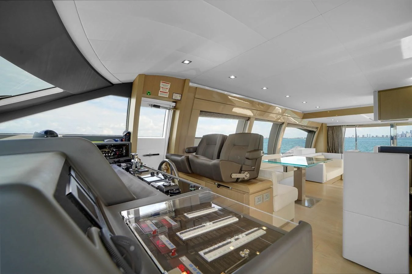 inside of a vehicle with a lot of objects in it aboard KATARIINA XO Yacht for Sale