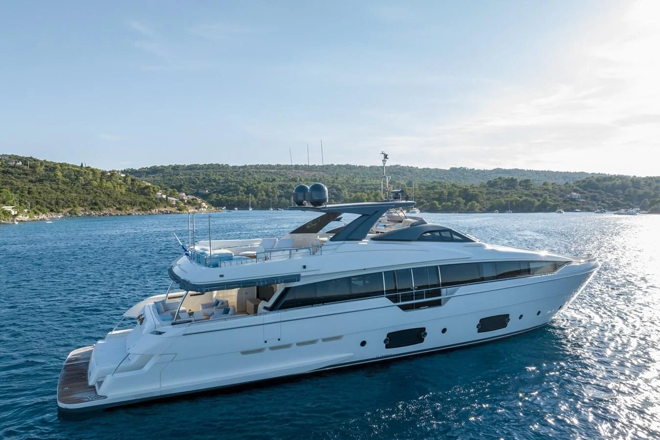 a yacht on the water aboard KATARIINA XO Yacht for Sale