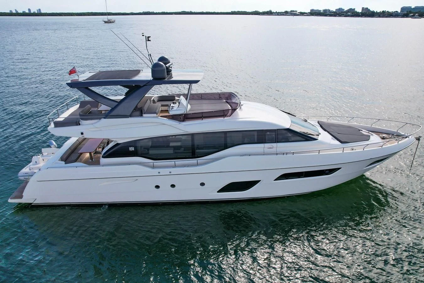 a white boat on the water aboard KATARIINA XO Yacht for Sale