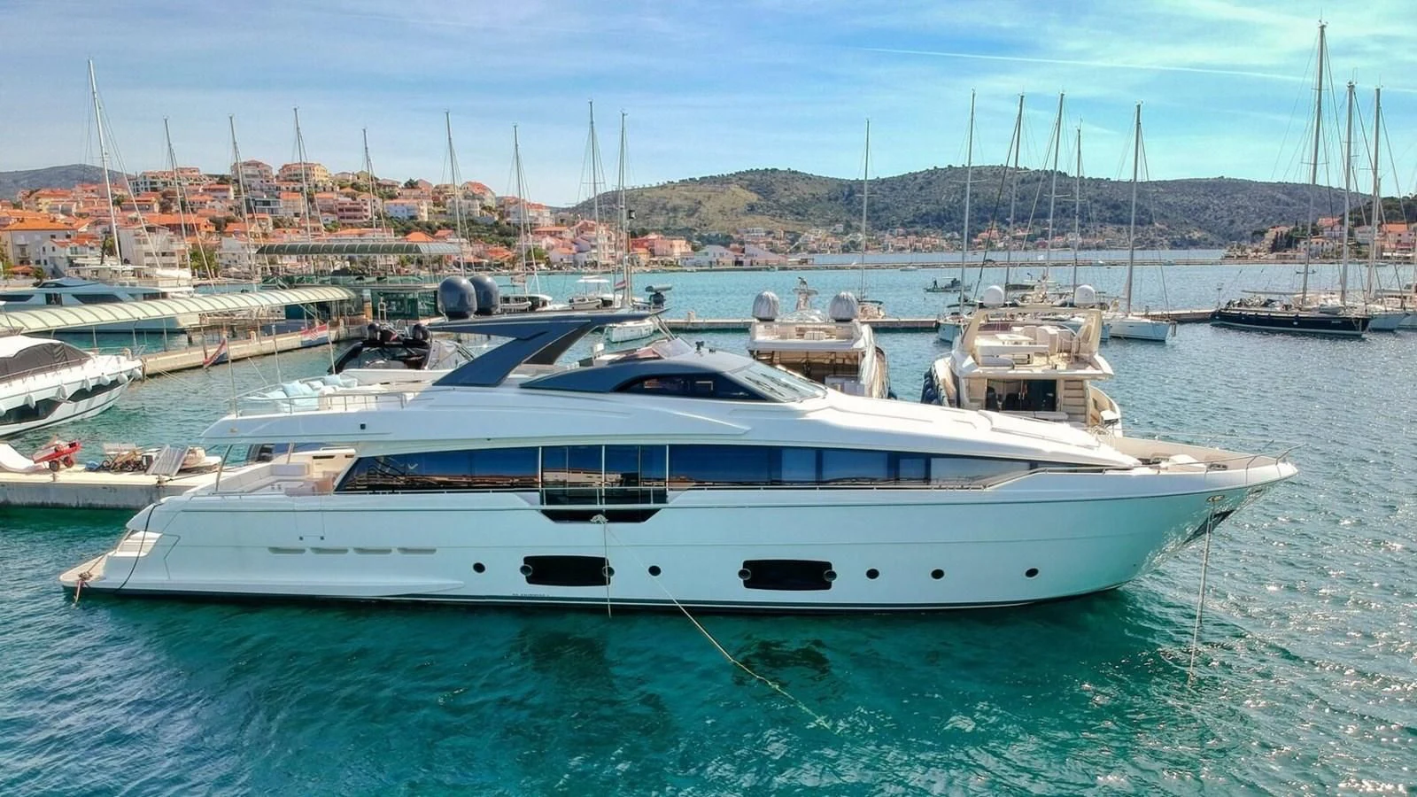 a yacht in the water aboard KATARIINA XO Yacht for Sale