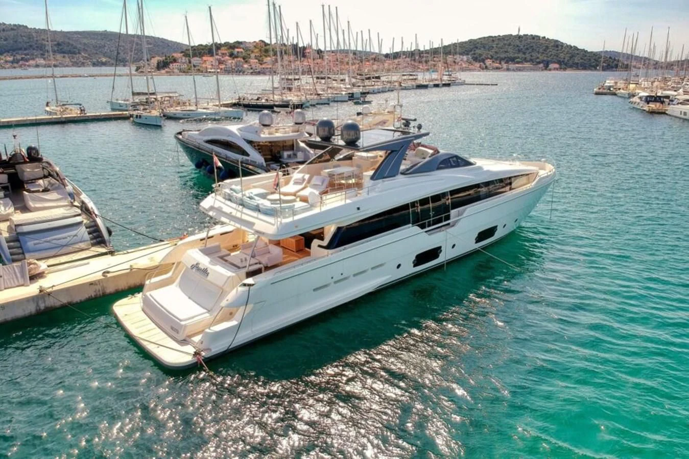a boat in the water aboard KATARIINA XO Yacht for Sale