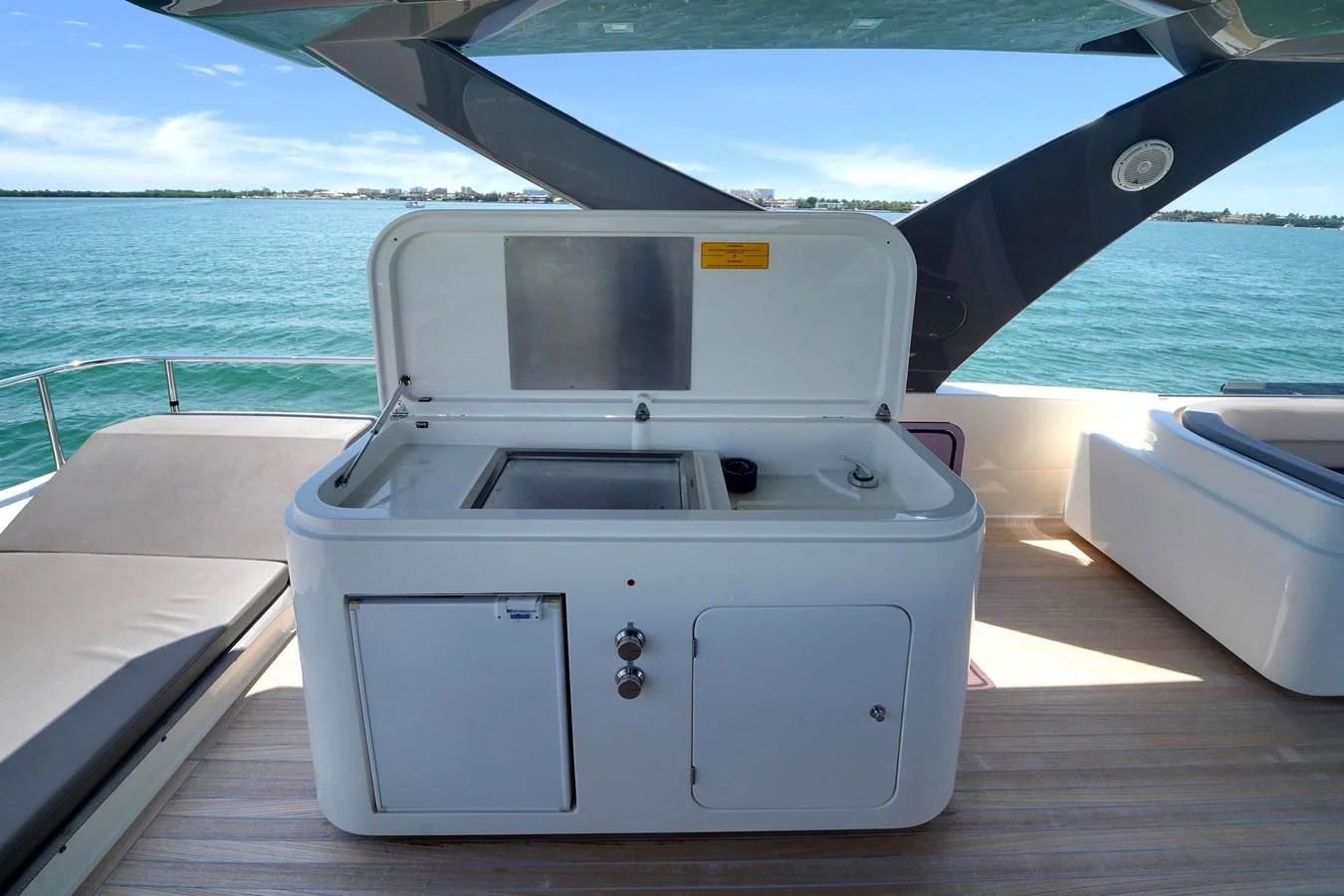 a white rectangular object on a boat aboard KATARIINA XO Yacht for Sale