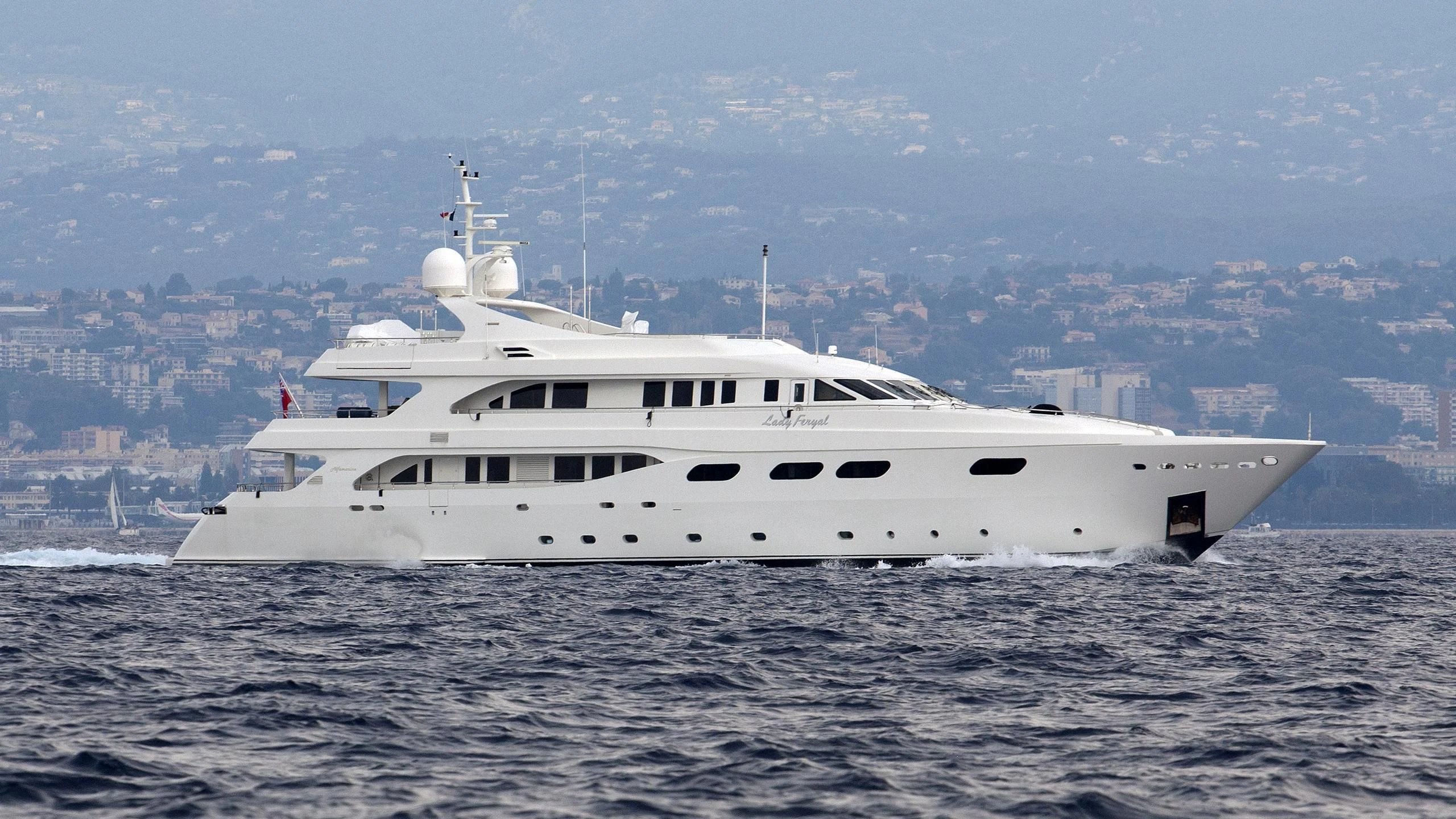 a white yacht in the water aboard HAPPY LIFE Yacht for Sale