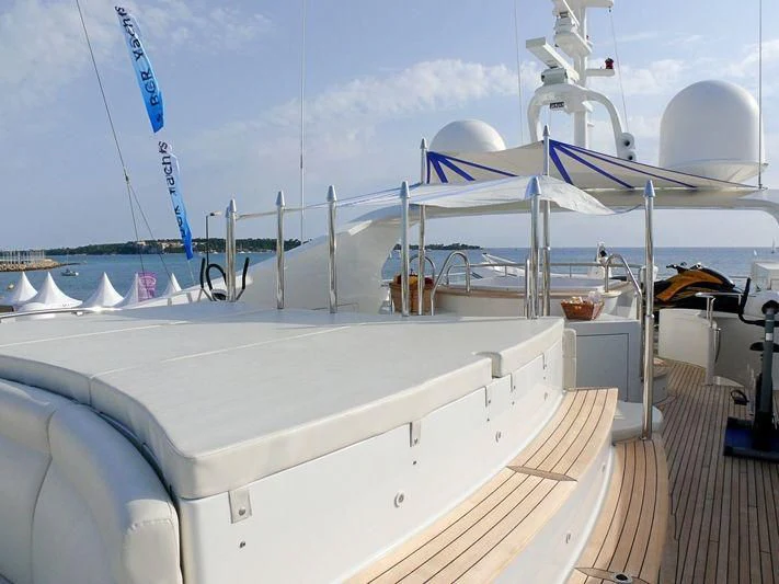 a boat on the water aboard HAPPY LIFE Yacht for Sale