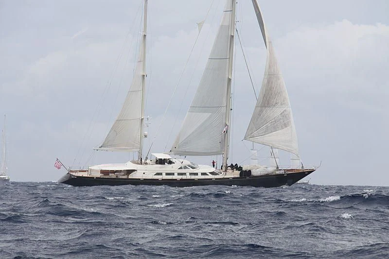 a sailboat on the water aboard BELLE BRISE Yacht for Sale