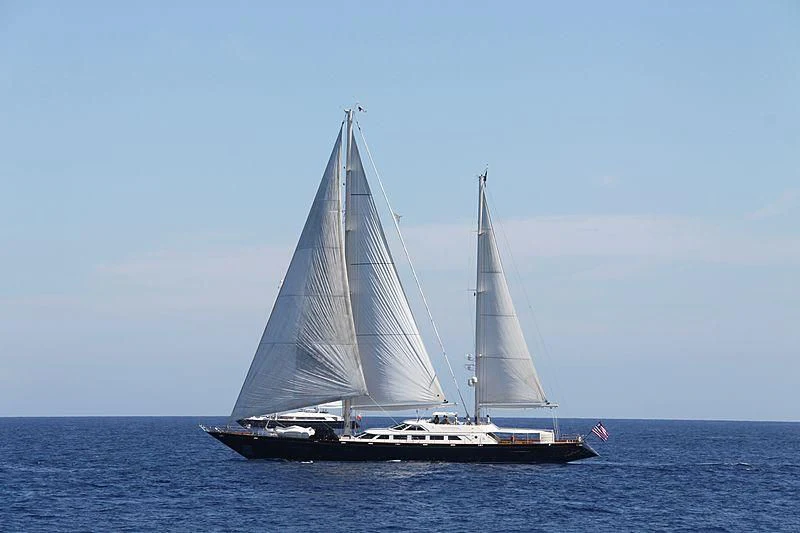 a sailboat on the water aboard BELLE BRISE Yacht for Sale